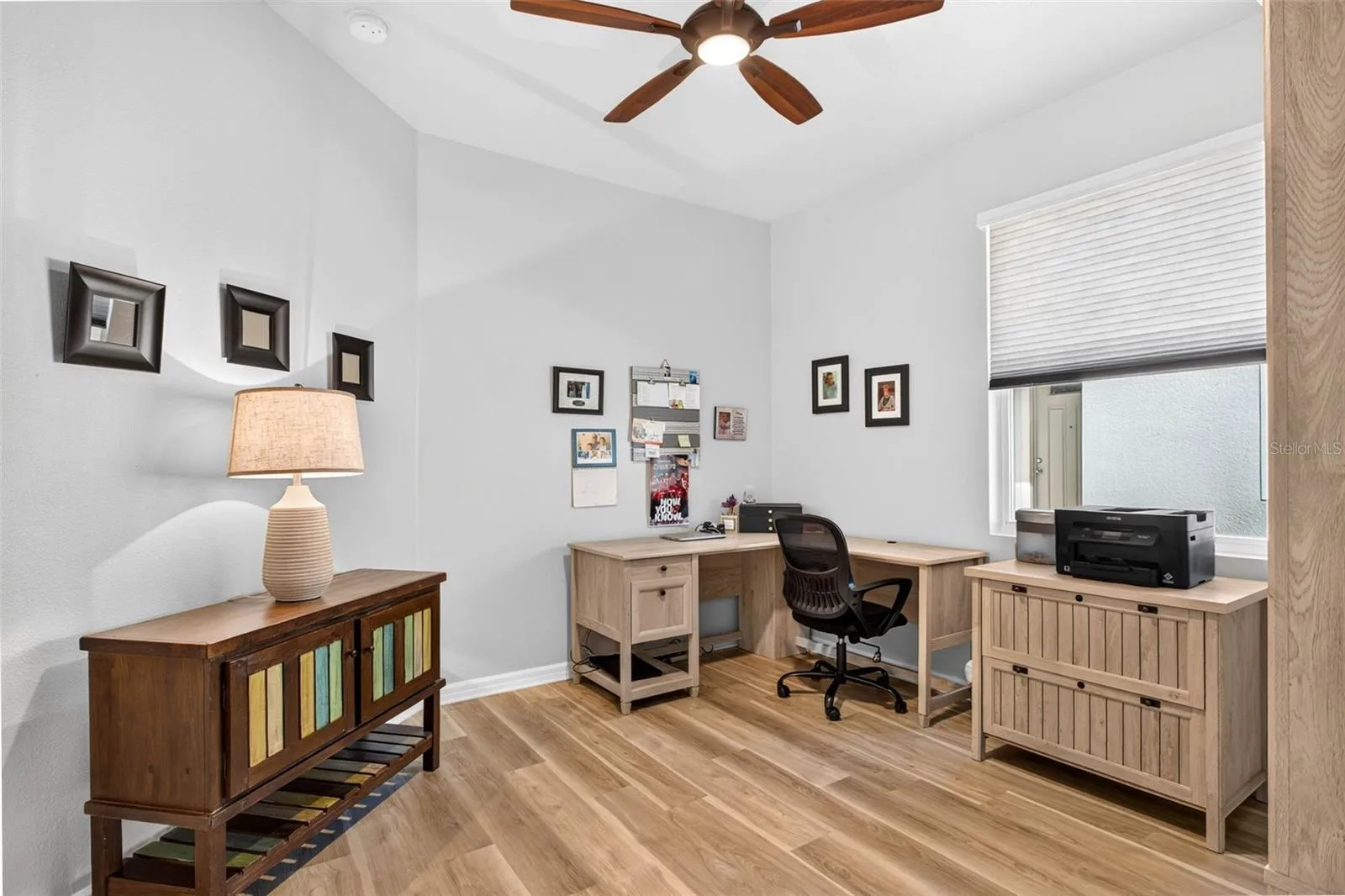 Bedroom 2 currently utilized as an office