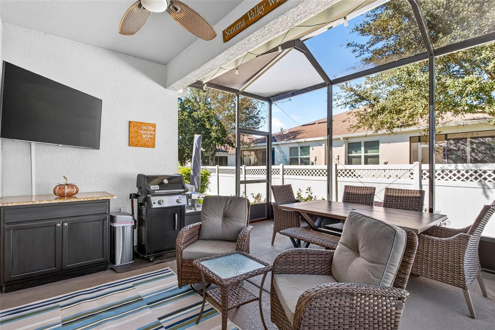 Enjoy your outdoor lanai year round!