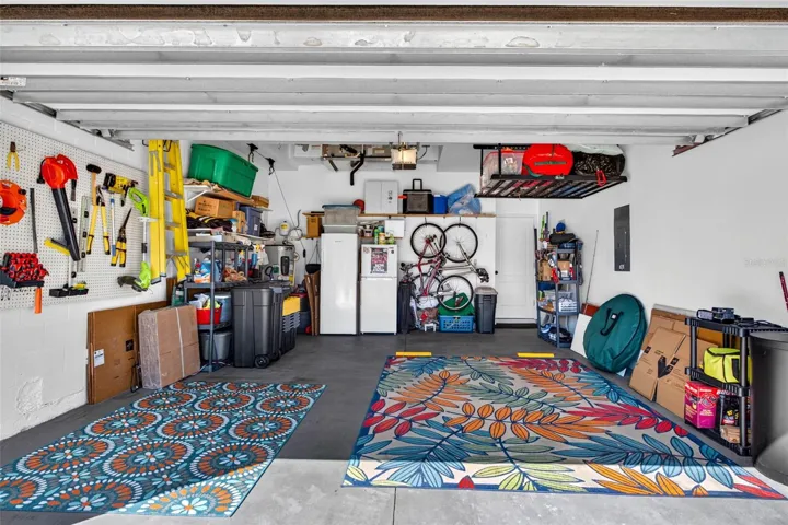 The garage was so well done we even captured it!