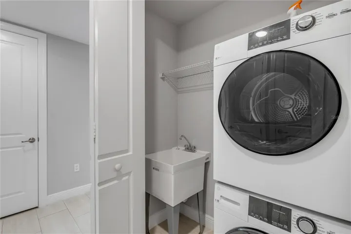 Laundry closet