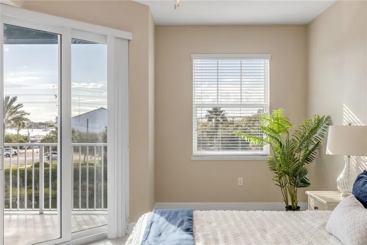 Primary Bedroom with slider to the back patio