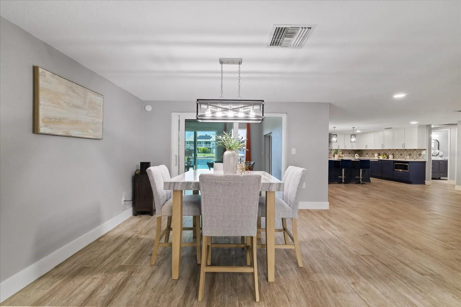Dining area with open plan