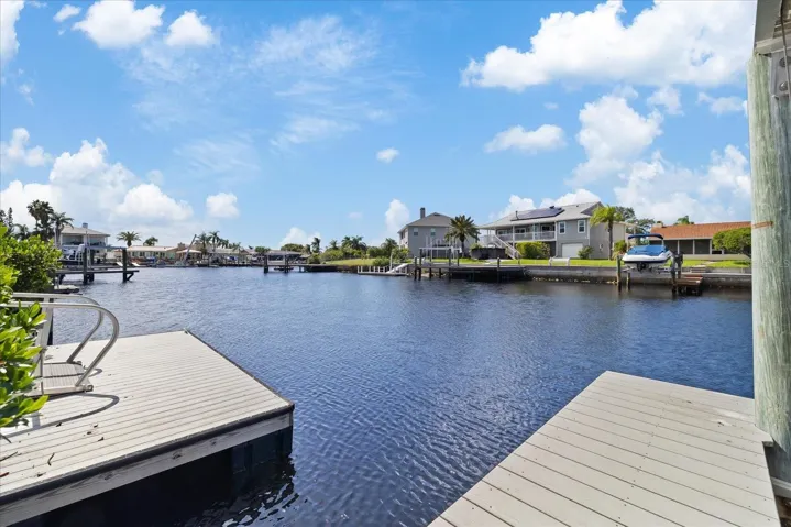 wide canal views from docks
