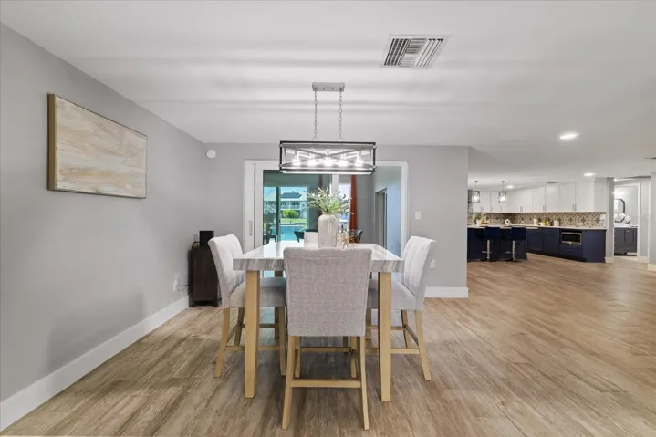 Dining area with open plan