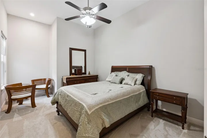 Bedroom 2 includes a sitting area and spacious closet
