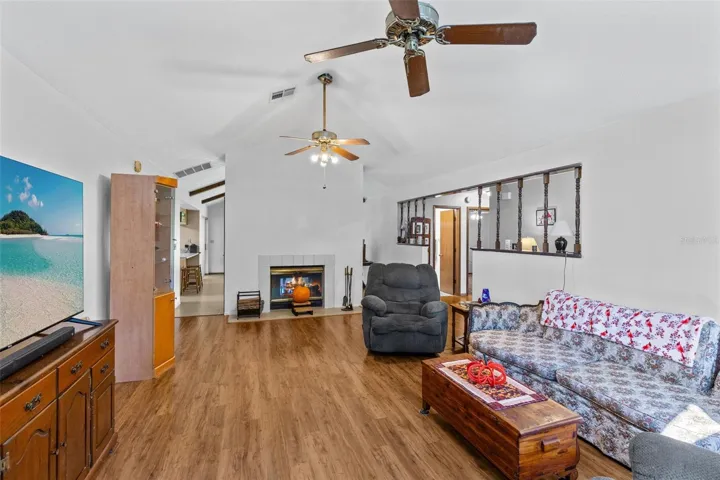 Living room to foyer