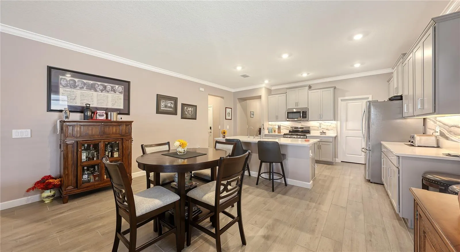 Kitchen and Dining Area