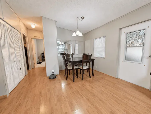 Dining Room and hallway view from Kitchen