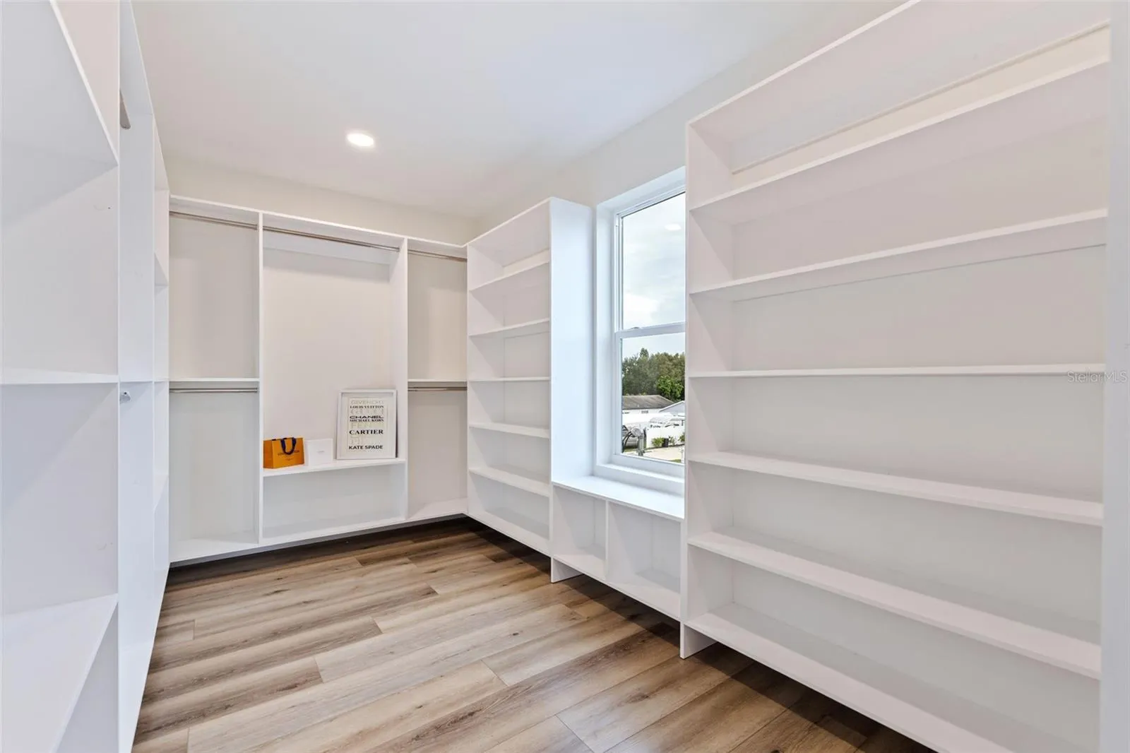 Primary walk-in closet