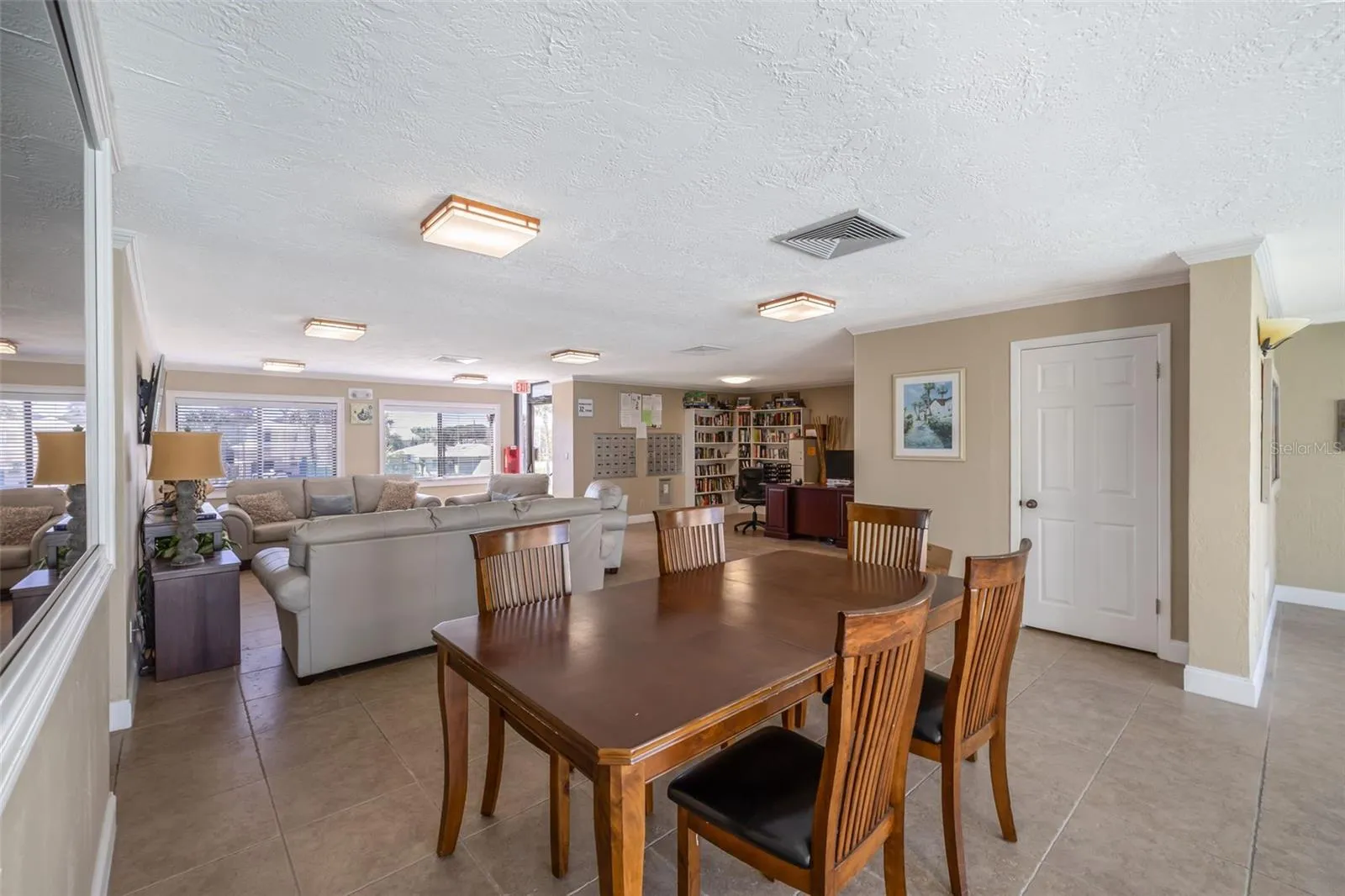 Clubhouse overlooks pool & spa.