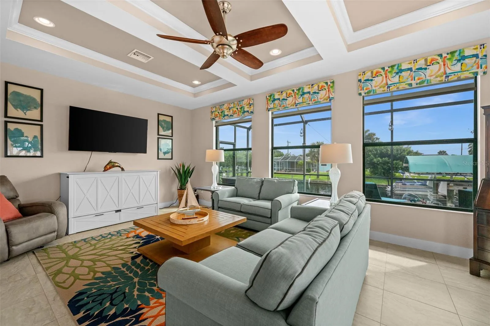 Family room is a comfortable place to relax
