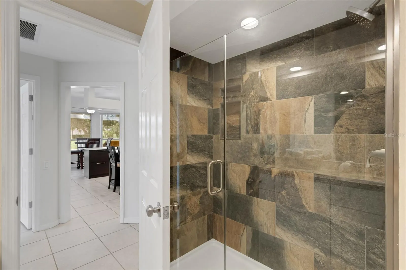 Hall bath shower