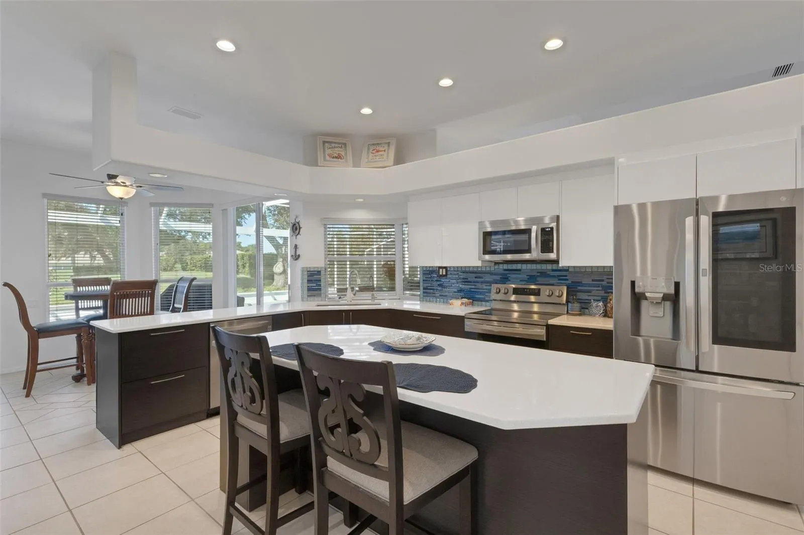 Modern cabinetry and quartz counter tops