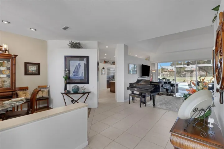 Walking in from front door