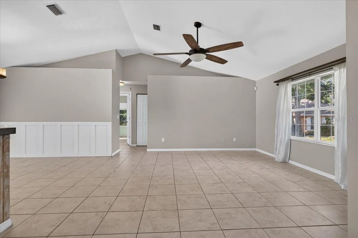 Living room and dining room from front door