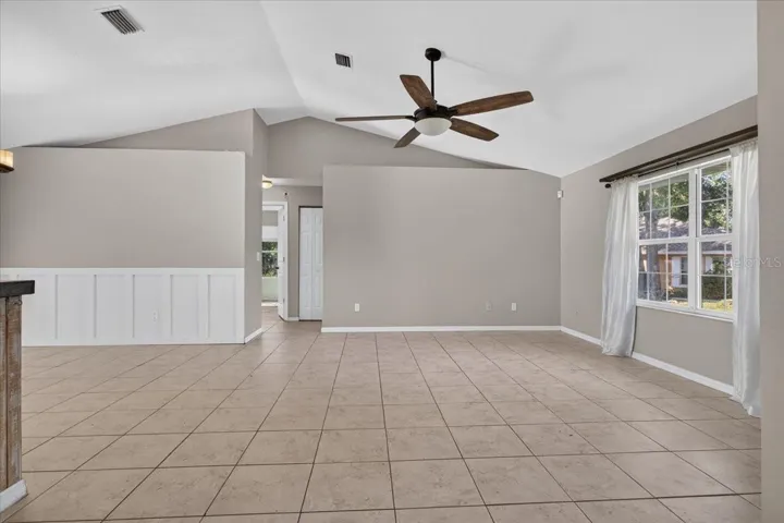 Living room and dining room from front door