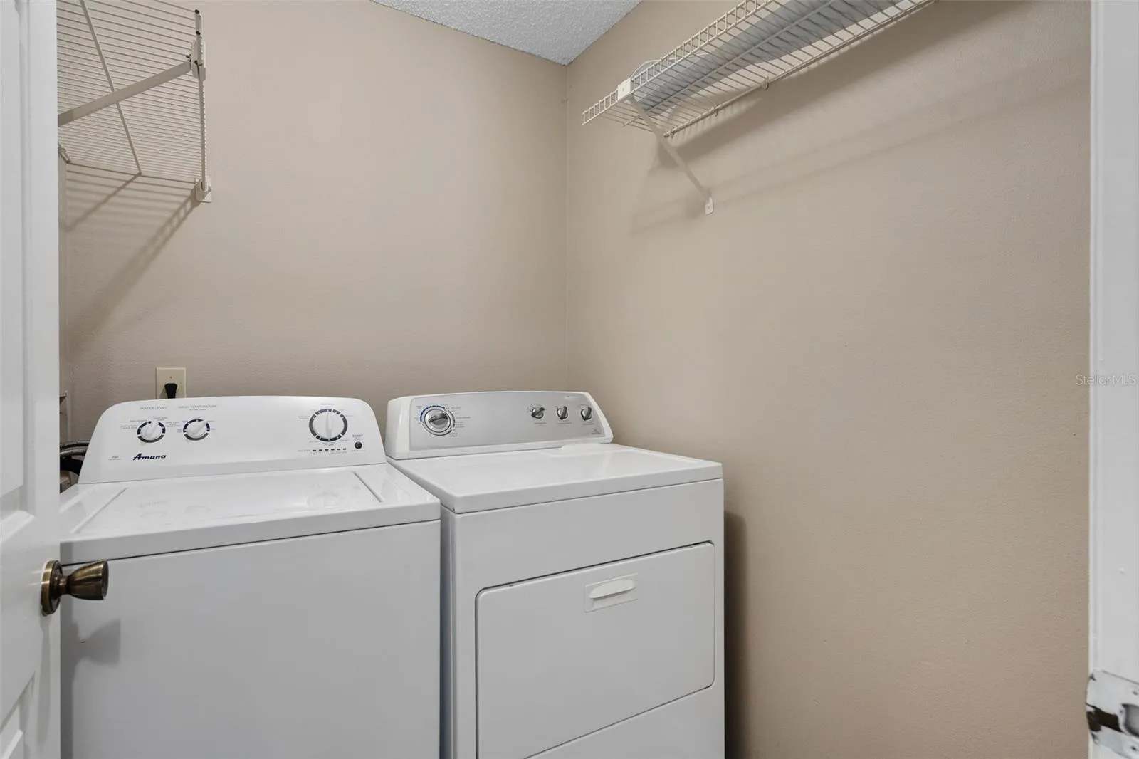 laundry room inside each unit