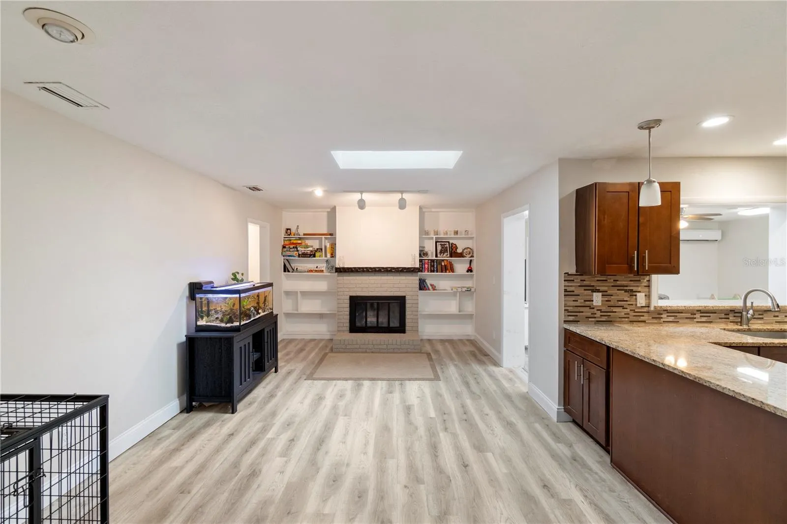 Dining Area w/ Fireplace