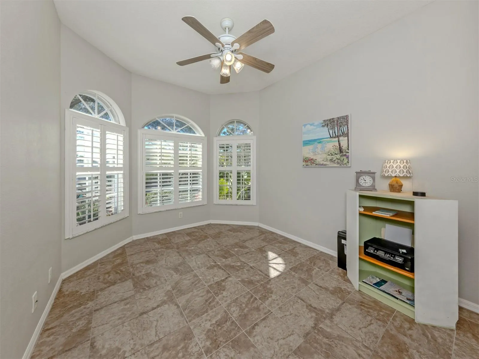 Oh, the charm of a beautiful bay window! This delightful bedroom has a personality all its own, with a lovely architectural touch that adds character and creates an inviting space for guests, a stylish home office, or a cozy personal hideaway!