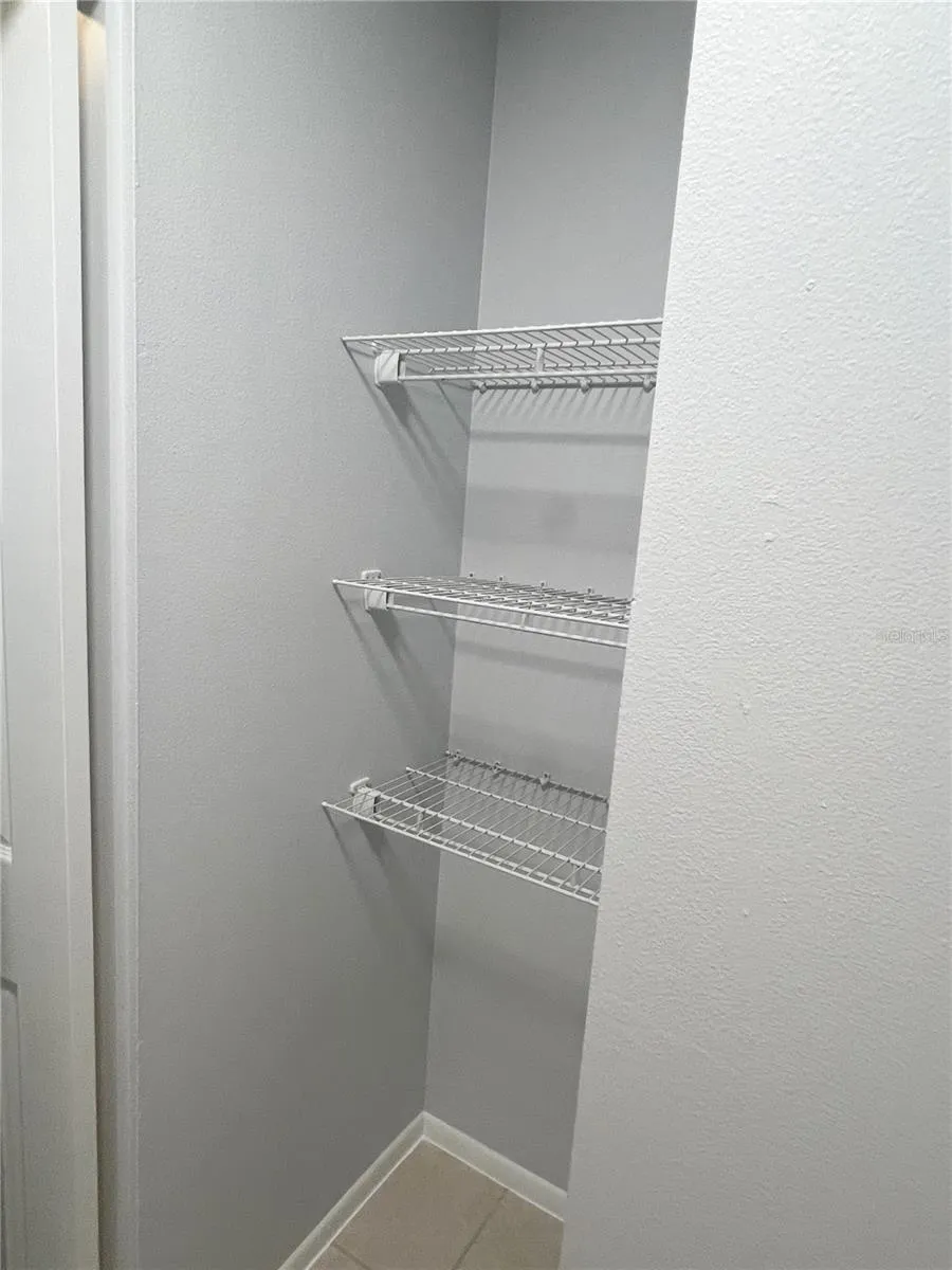 Pantry within utility room