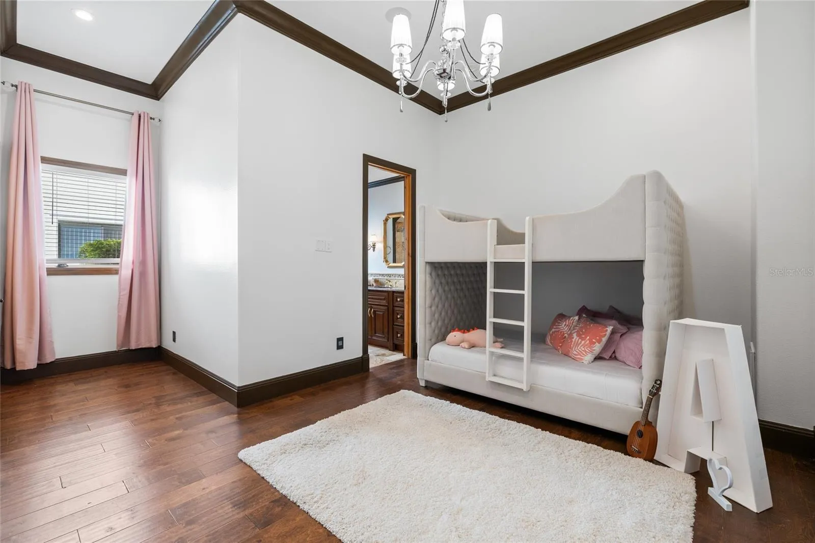 Bedroom 2 with ensuite bathroom and walk in closet