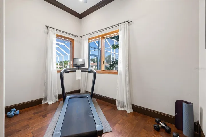 Flex space off of family room