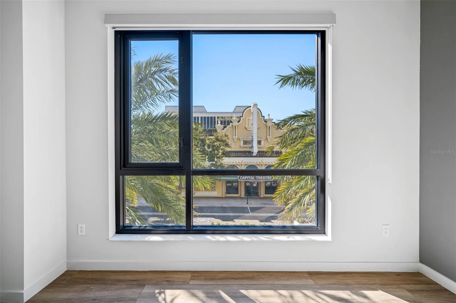Master bedroom view of Cleveland St and Capitol Theater