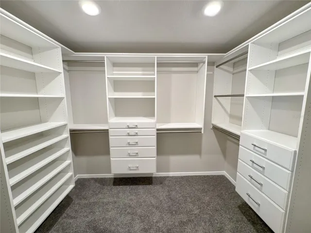 FABULOUS walk in closet in primary