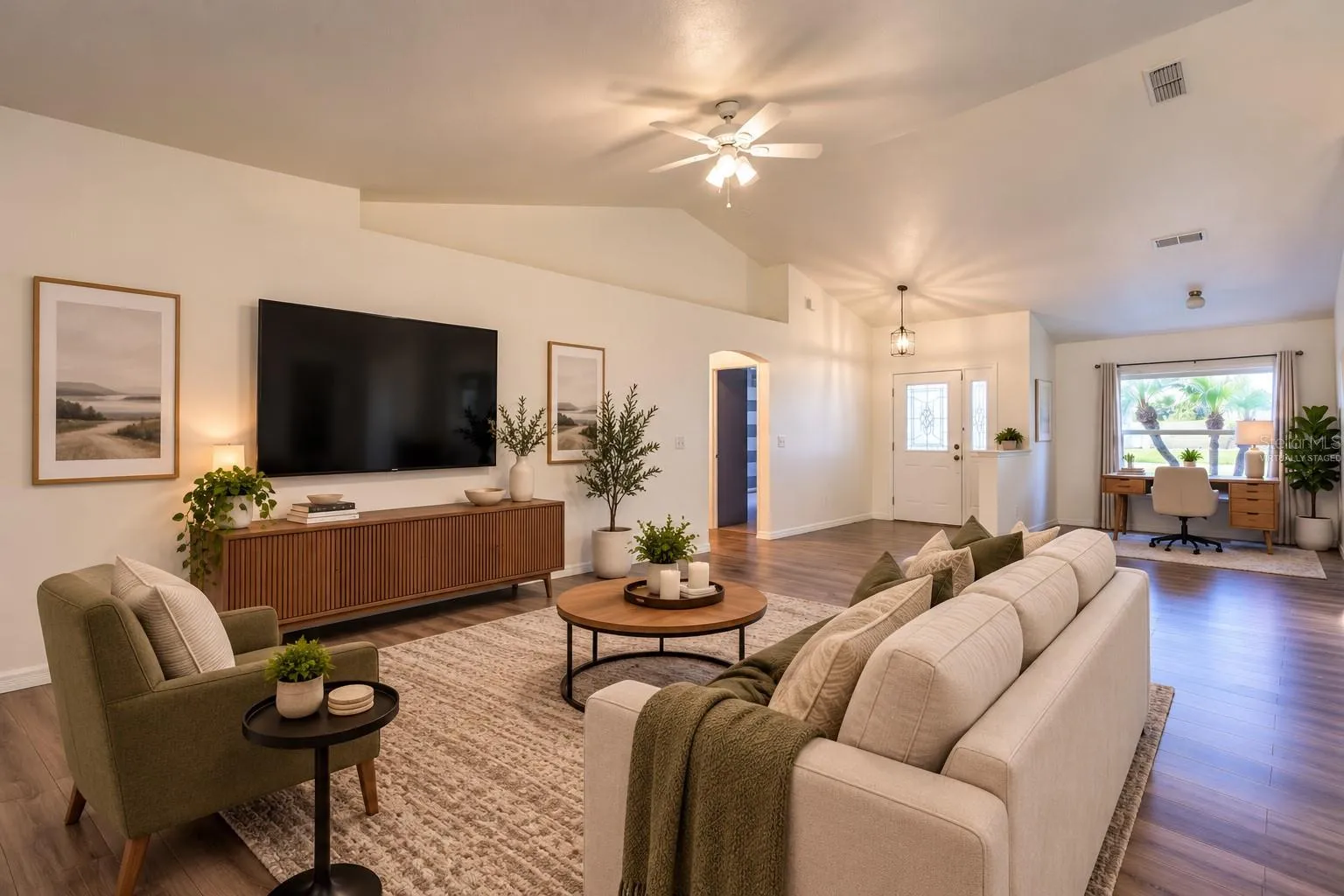 Living Room - Virtually Staged