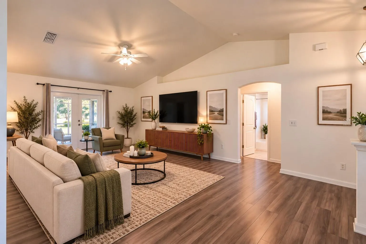 Living Room - Virtually Staged