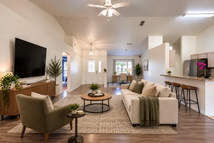 Living Room - Virtually Staged
