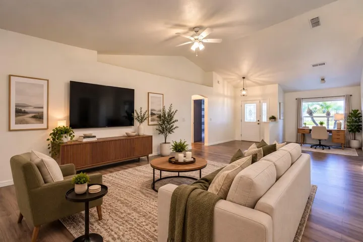 Living Room - Virtually Staged