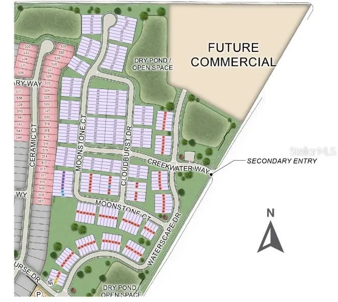 Waterstone Townhomes Community Sitemap