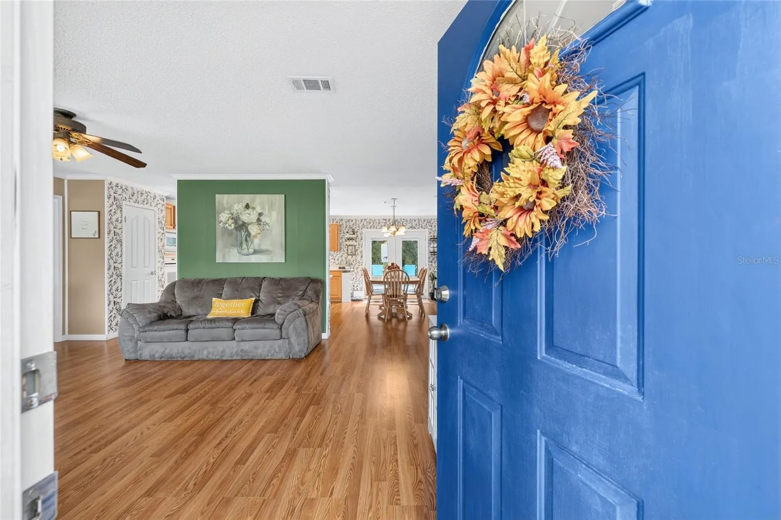 Front foyer into living room