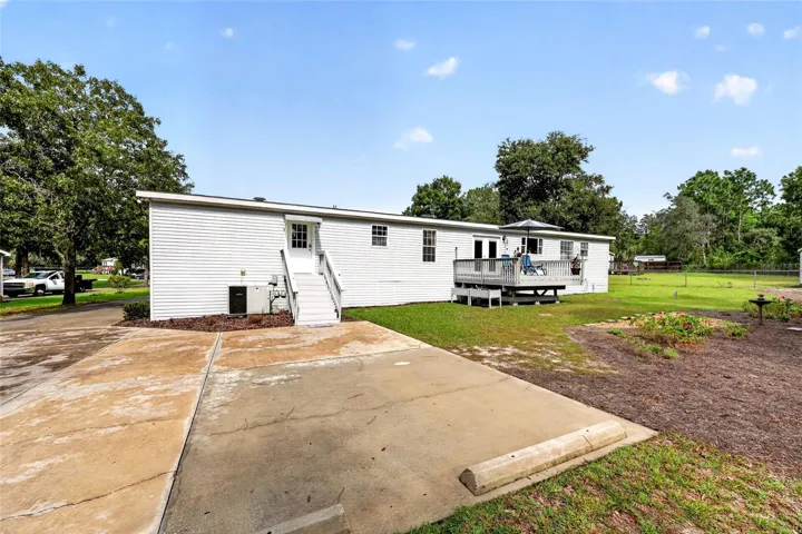 Rear entryway from parking