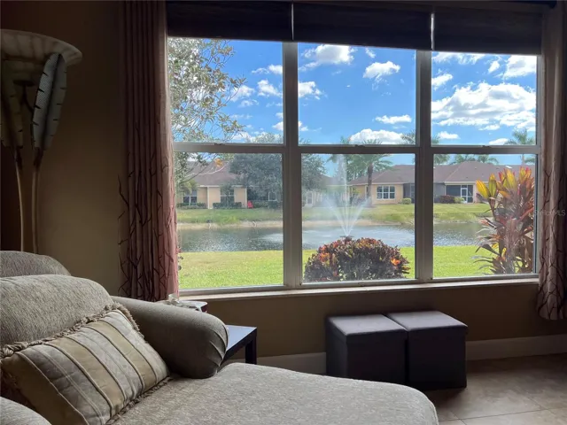 Fountain View from Living Area