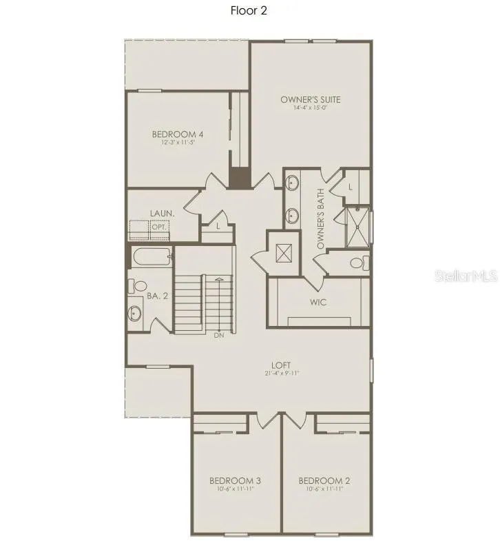 Floor Plan - Floor Two