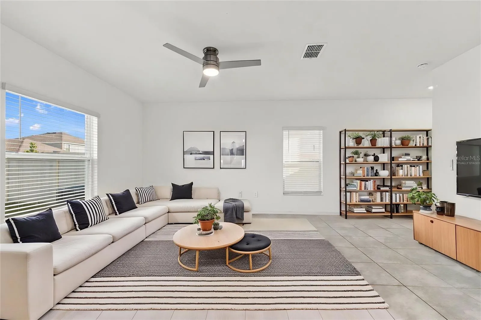 Living Room - Virtually Staged