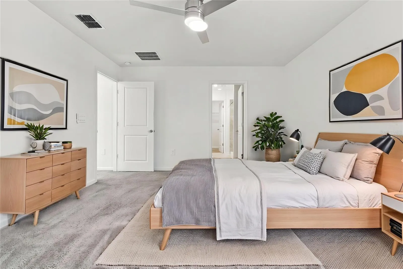 Primary Bedroom - Virtually Staged