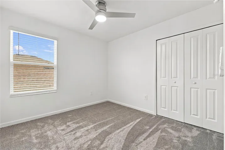 Bedroom with Double-Door Closet