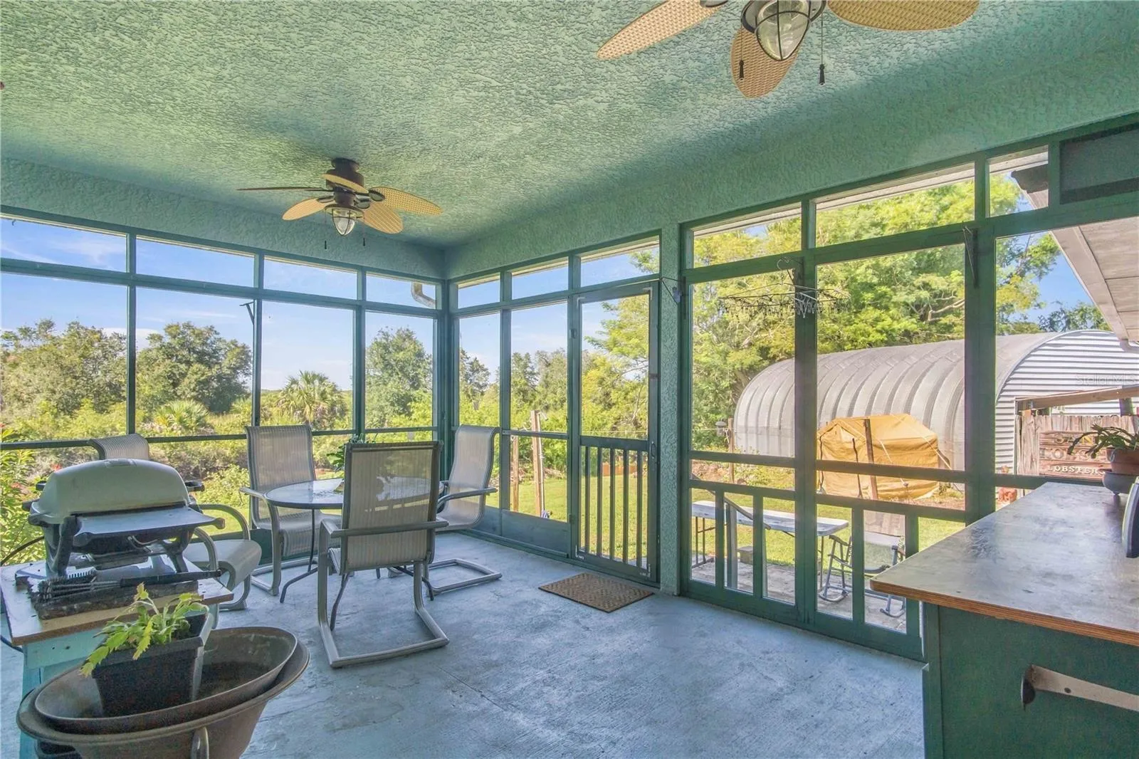Screened patio