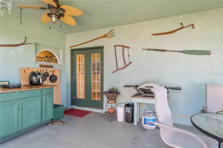 Screened patio