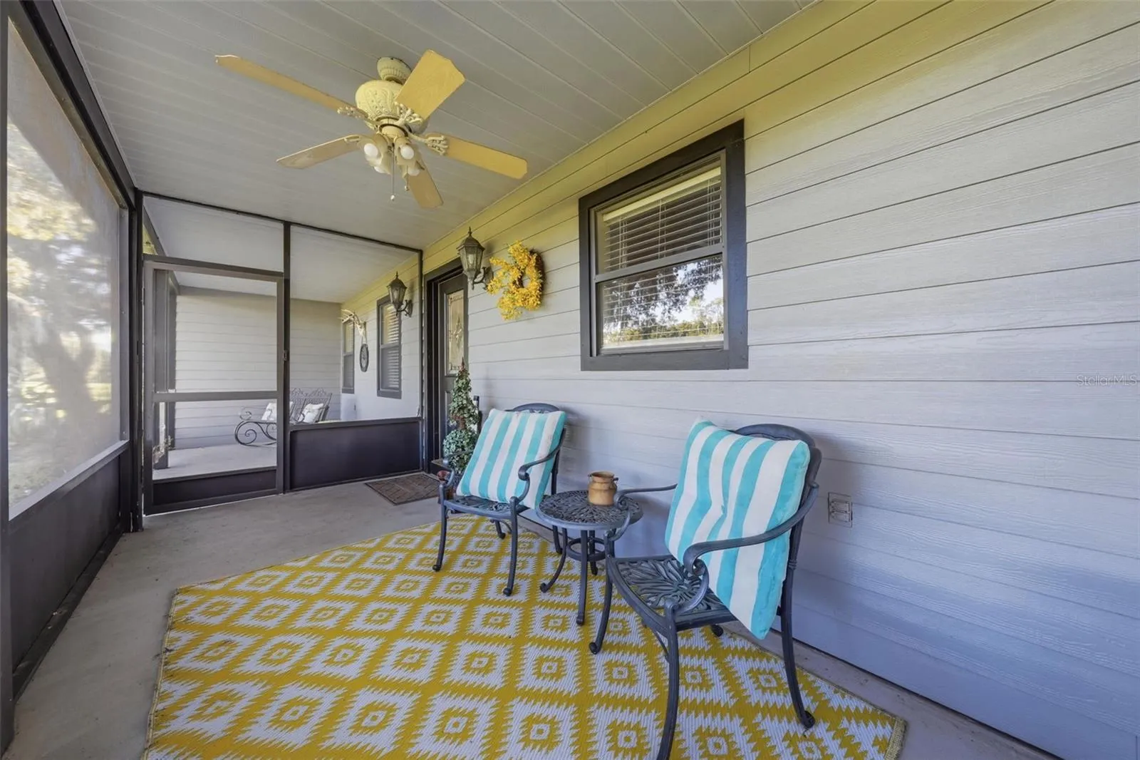 Ranch house front patio