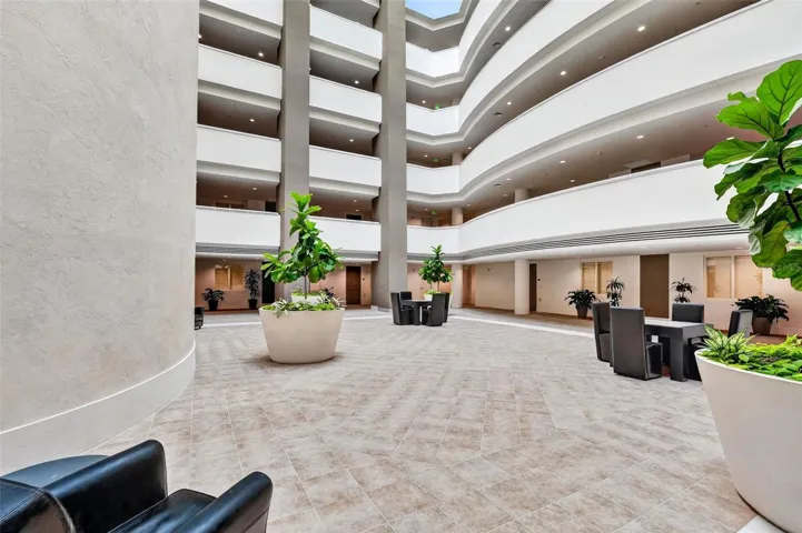 Interior Atrium of Building