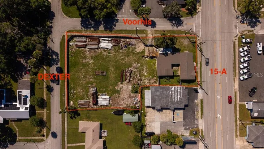 Parcel outline with frontage on 3 streets. Perfect for a drive thru establishment. Excellent exposure along S Spring Garden Avenue (SR 15A), with approximately 24,000 vehicles daily according to FDOT’s 2025 annual average daily traffic data for the surrounding roadway segment.