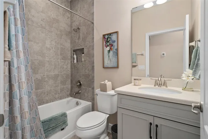 Bathroom 2 is adjacent to Bedroom 2
