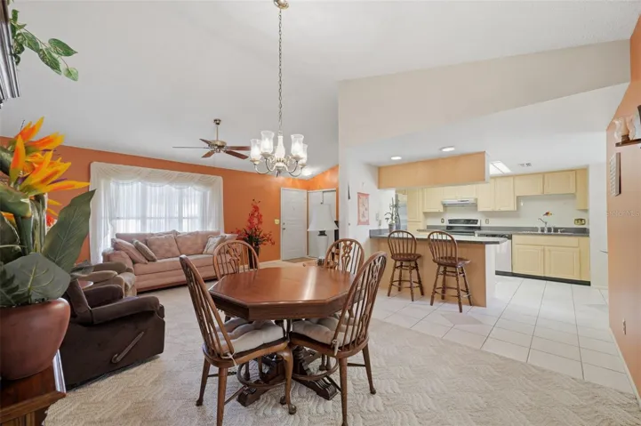 Dining/Kitchen/Living