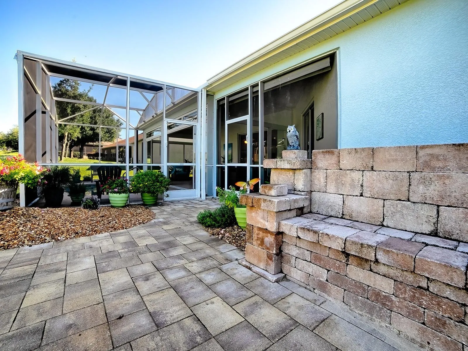 Paver patio. Great for Grilling