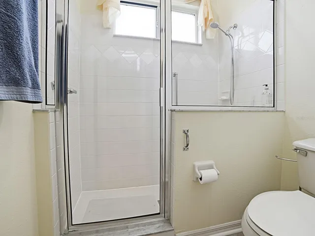Walk in Shower in Guest bathroom