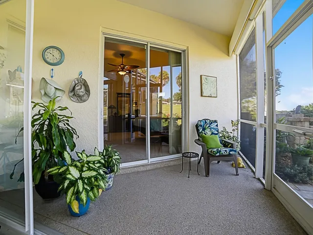 Extra Screened in Area with access to the owners suite